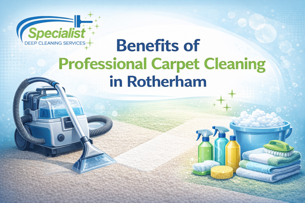 benefits of professional carpet cleaning in Rotherham